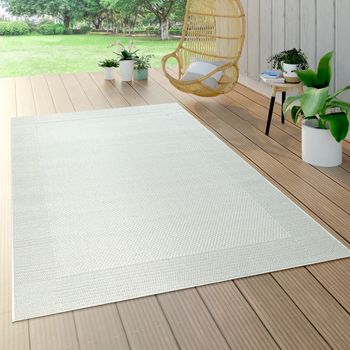 In Und Outdoor Teppich Sisal Optik Beige