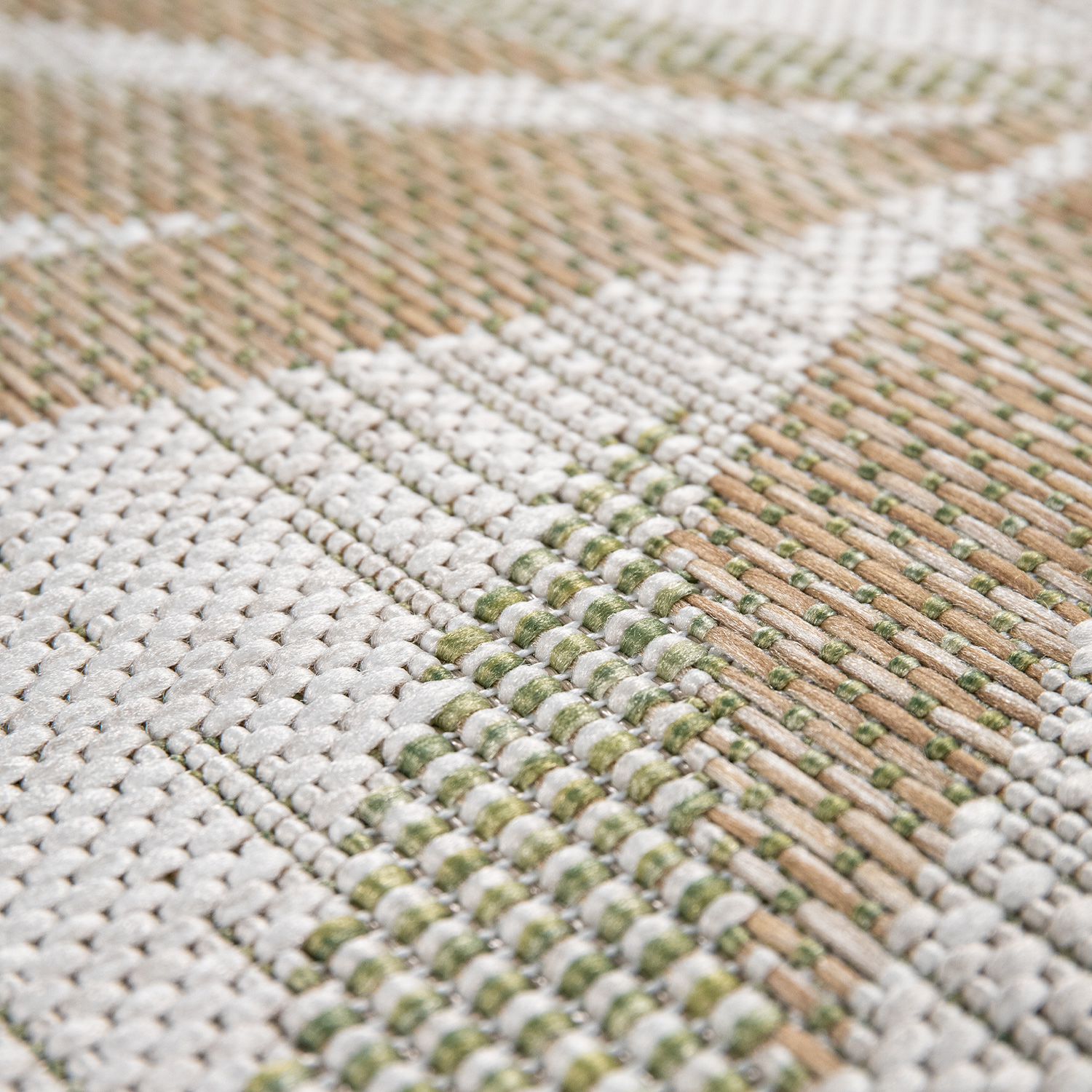 Outdoor Teppich Für Terrasse Und Balkon Pastell Palmen Design