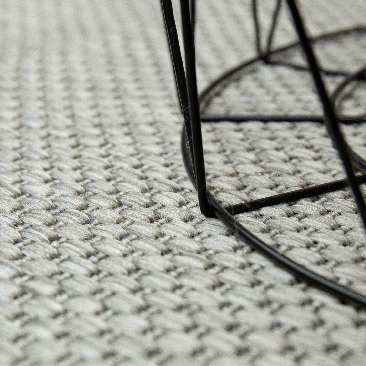 In-& Outdoor Teppich Küchenteppich Einfarbiges Design Sisal Optik