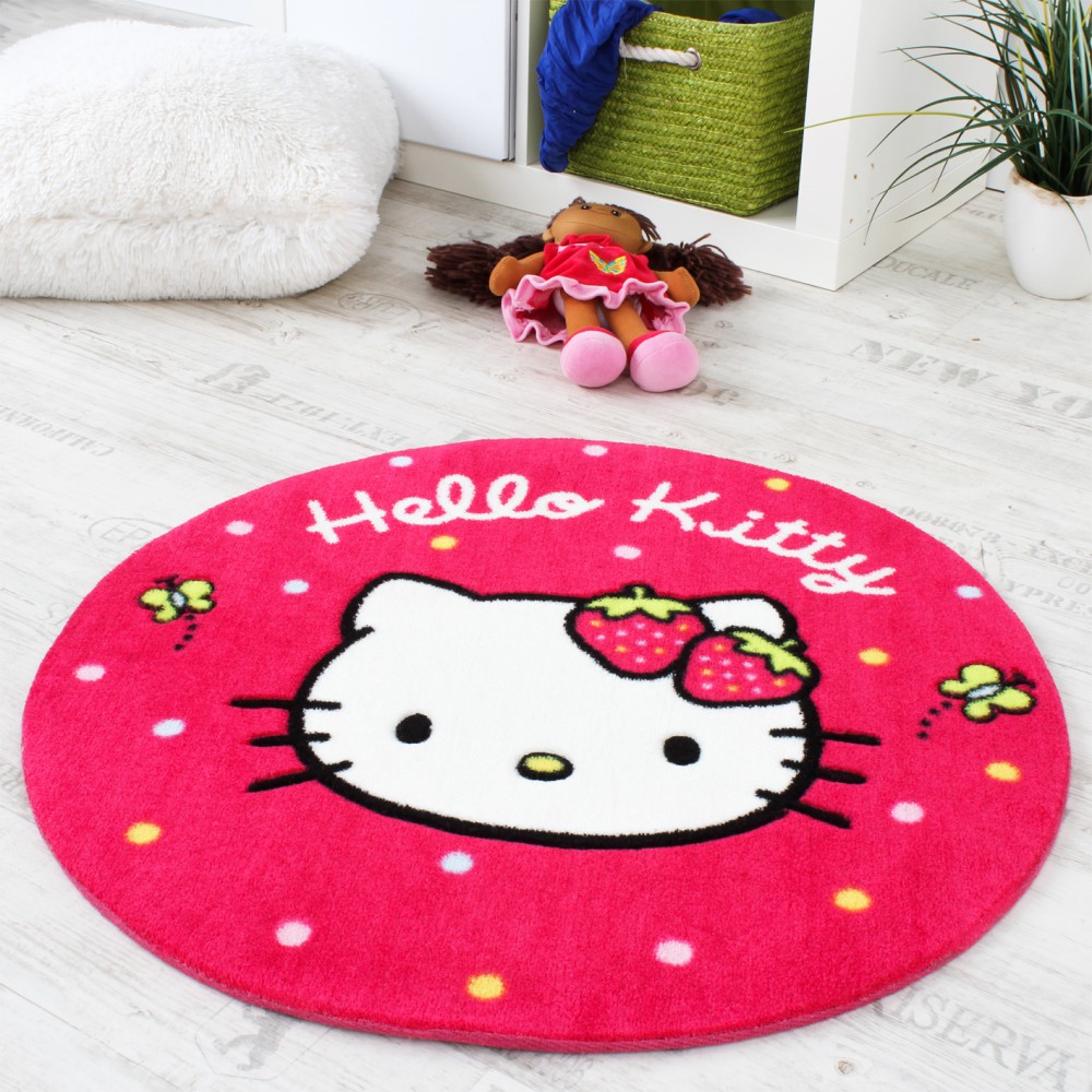teppich kinder rund, hello kitty teppich rund kinder teppiche, Design ideen