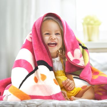 Kinderdecke Schmetterling Creme | TeppichCenter24