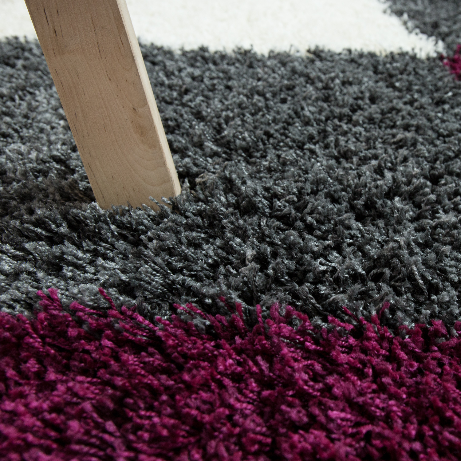 hochflor shaggy teppich kuschelig weich langflor mod