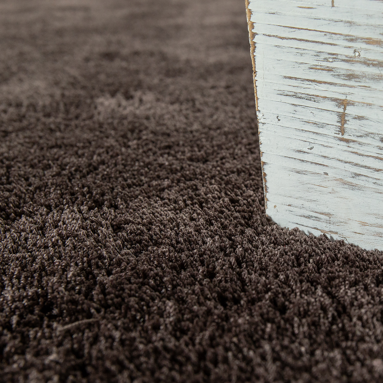 Handgetuftet Hochflorteppich Einfarbig | TeppichCenter24