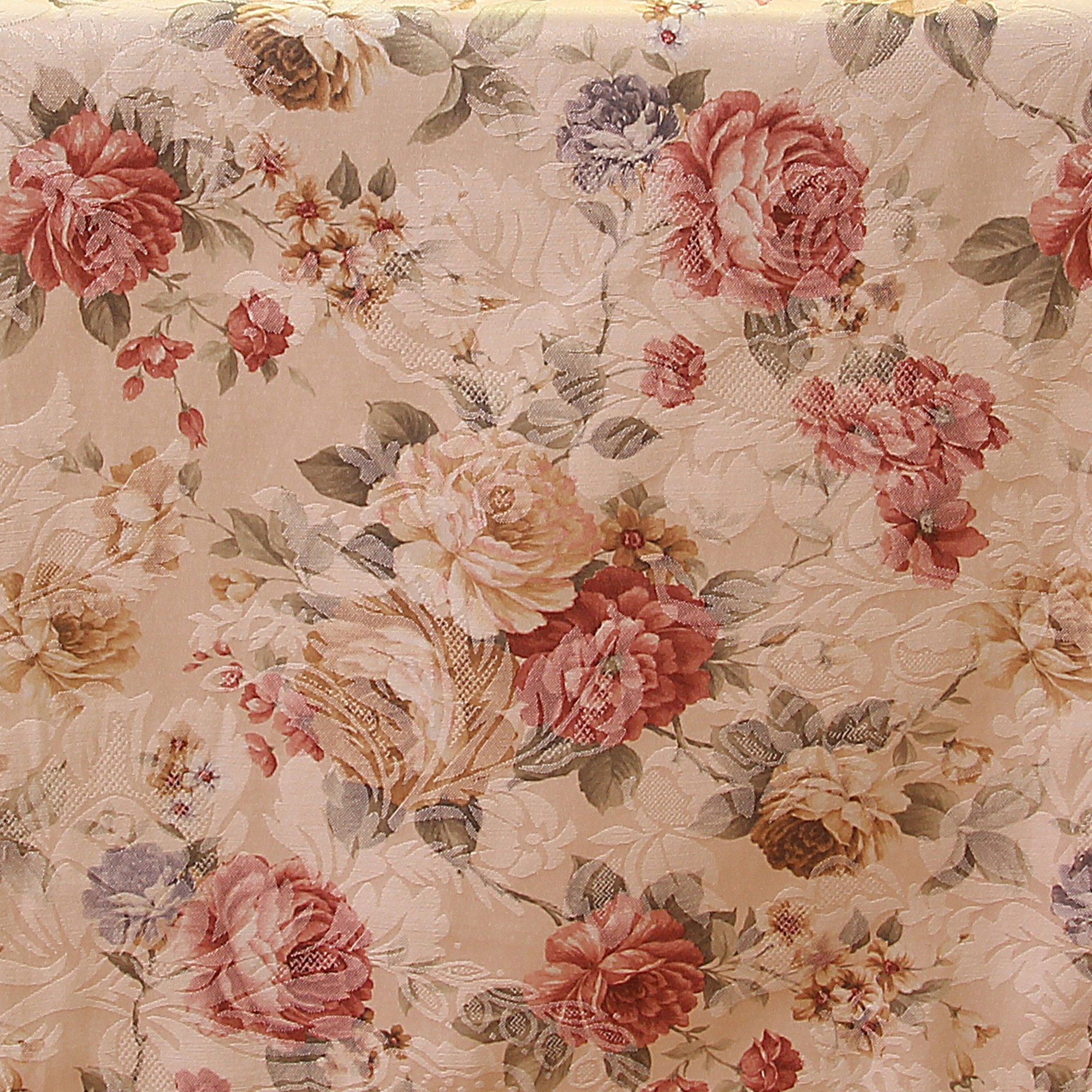 Noble Jacquard Roses Table runner Tablecloth Cushion cover High Quality with Hem - Picture 9 of 15