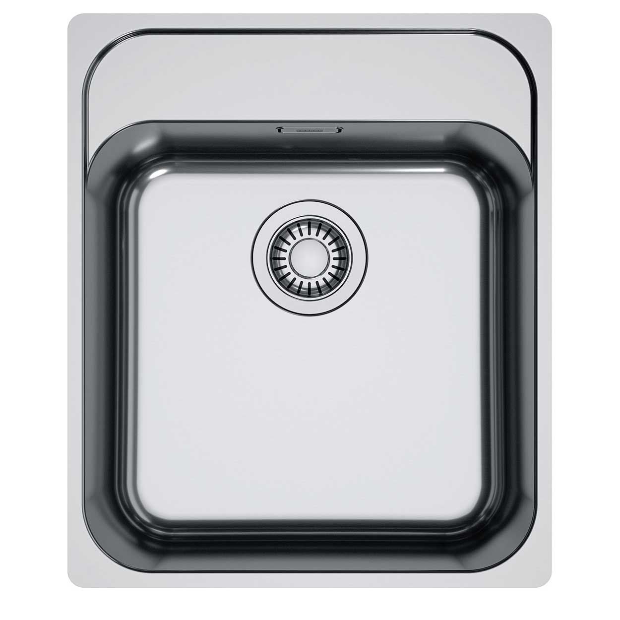 Franke Smart Spüle Slimtop Edelstahlspüle SRX 210-40 A Drehknopf 