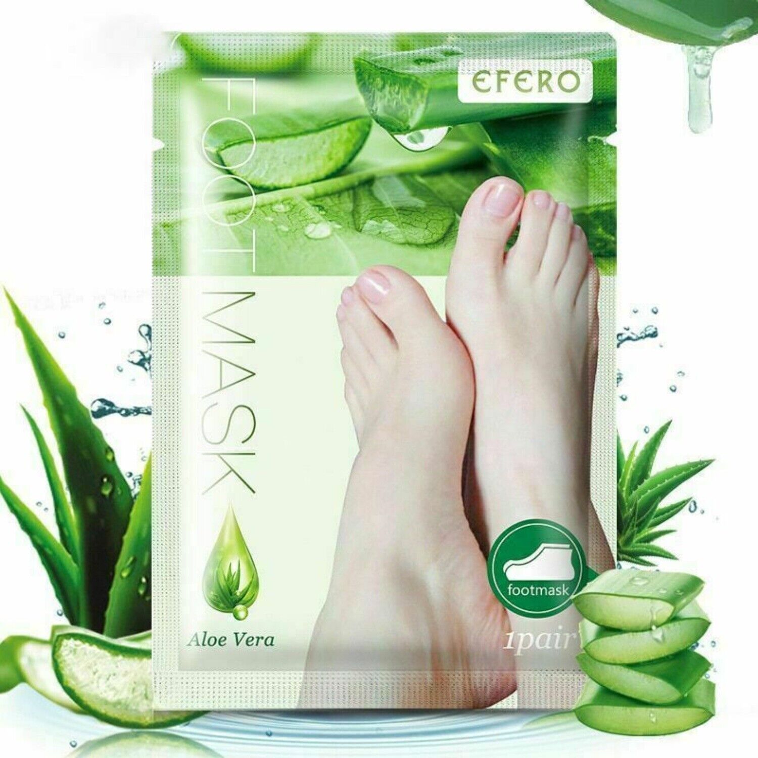 Fumaske Hornhautentferner Fusspeeling Socken Fupflege mit Aloe Vera |  eBay.de