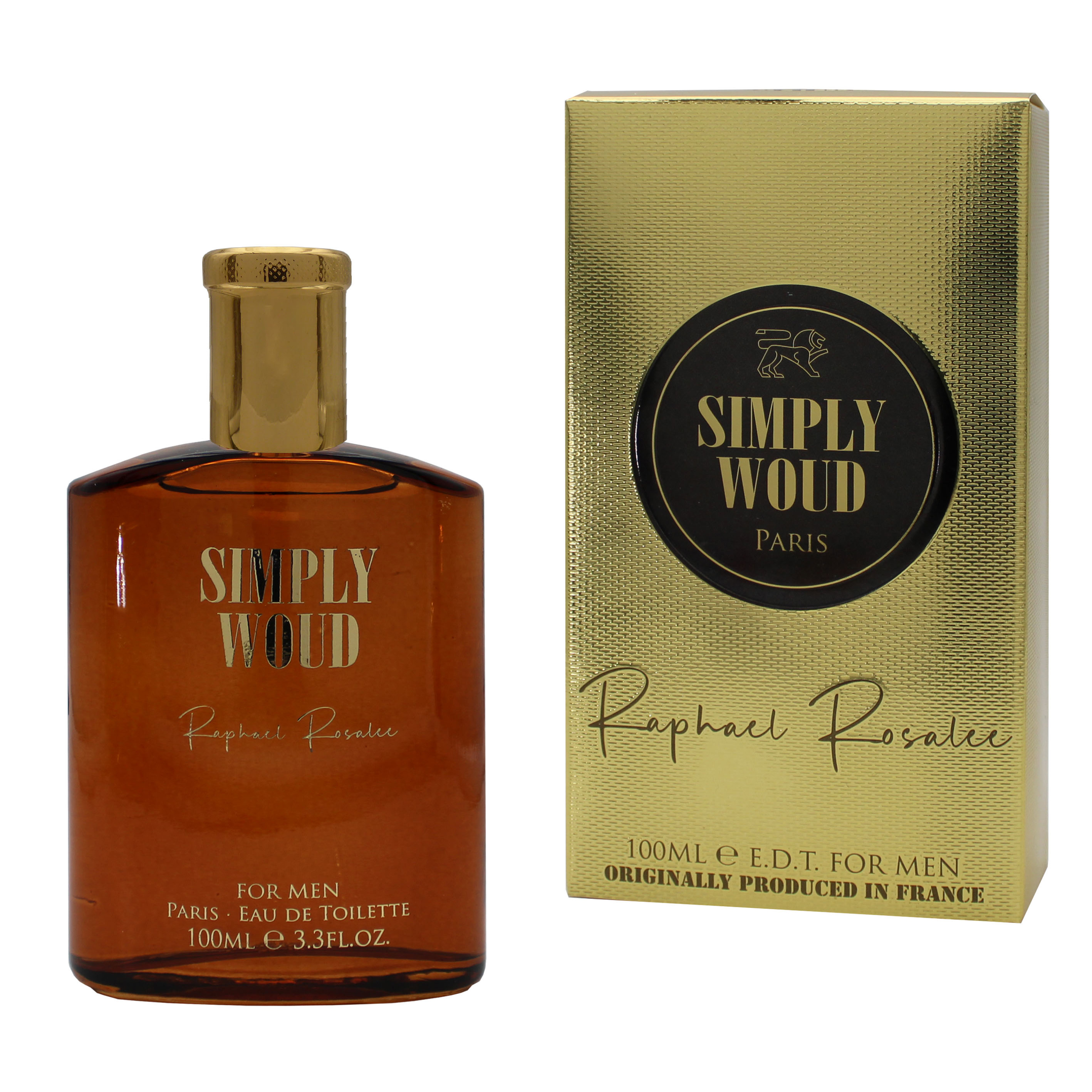     Raphael Rosalee Cosmetics Simply Woud homme/men Eau de Toilette 100ml Les exclusifs Parfum aus der Collection Privee - Made in France