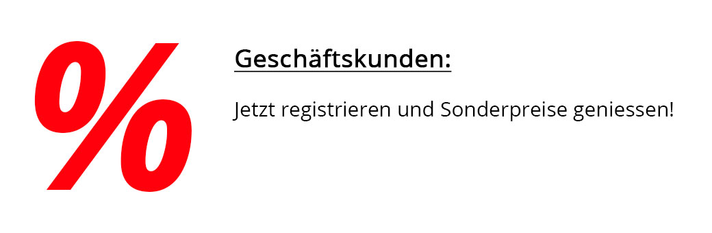 Sonderpreise für Geschäftskunden