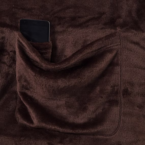 Kuscheldecke mit Ärmeln Microfaser Fleecedecke Kuscheldecke
