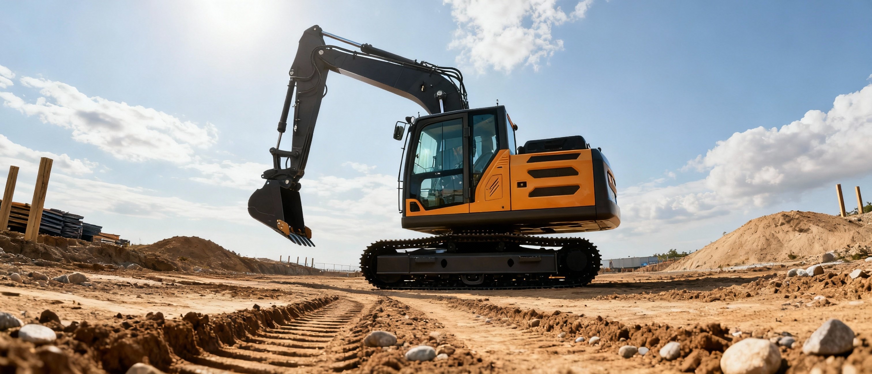 LÖWE 15 Tonnen Bagger ES-15000 Baustelle