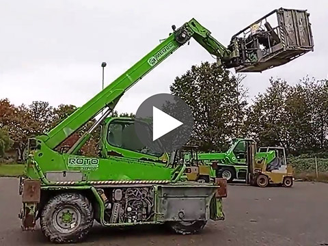 Der Merlo 3814S in Aktion