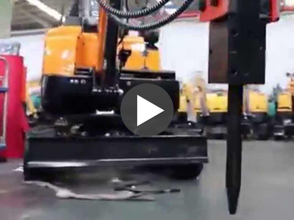 Video Hydraulikhammer montieren