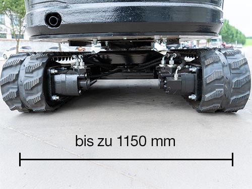 Sonderausstattung verstellbare Spurbreite