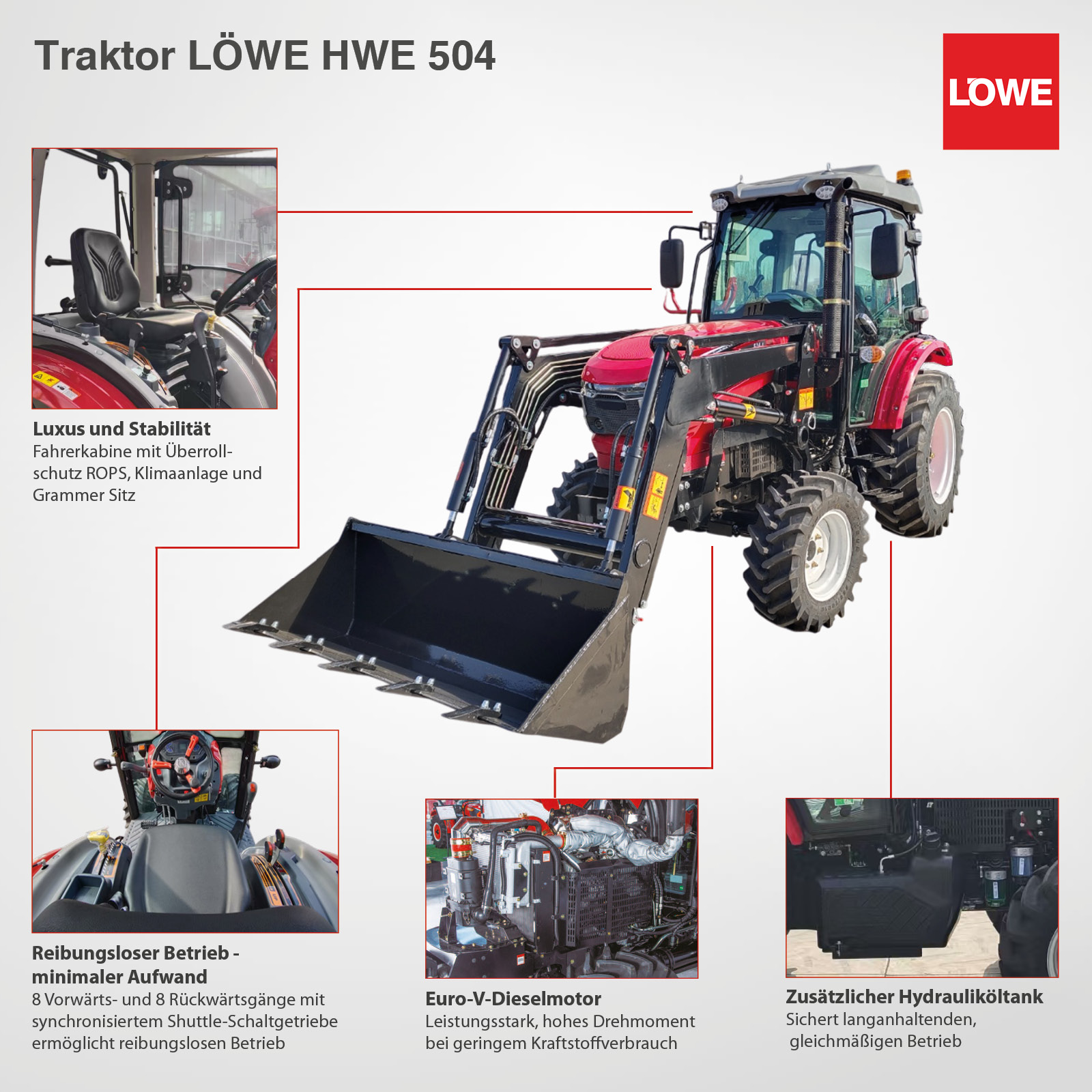 Entdecken Sie eine breite Auswahl an Traktoren für alle landwirtschaftlichen und baulichen Anwendungen. Unsere Traktoren bieten hohe Leistung, Zuverlässigkeit und Effizienz. Jetzt online kaufen!