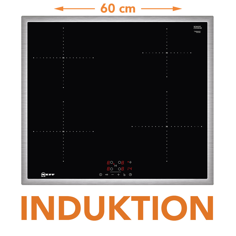 Neff Induktion Flex Kochfeld autark Twist Pad Ceran Home Connect 60cm