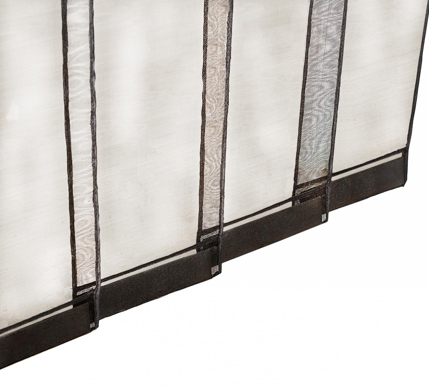 Insektenschutz Lamellenvorhang Doppelschiebetür Türvorhang Polyester