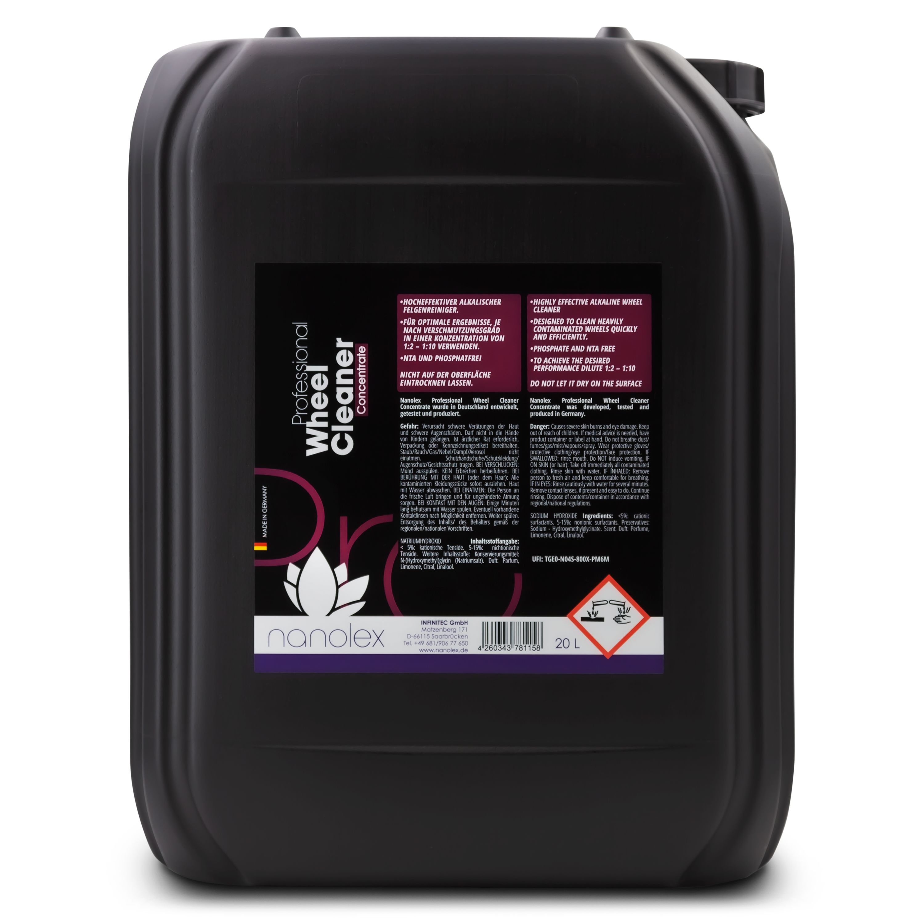 SSR 様@Nanolex Professional Wheel Cleaner Nanolex Professional Wheel Cleaner Concentrate - Detailer's