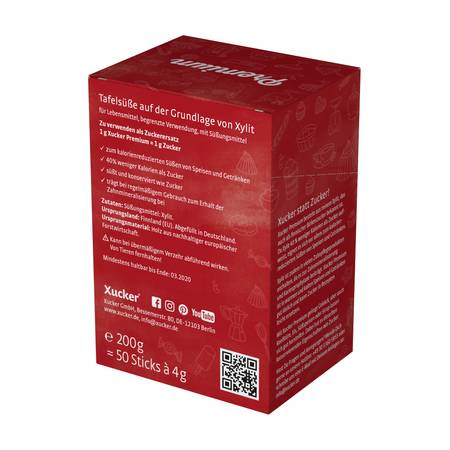 Xylit Xucker premium-Sticks, 200 g