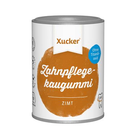 Xylit-Kaugummis Zimt ohne TiO2