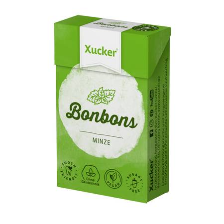 Xucker Xylit-Bonbons Typ Minze, ohne Talkum