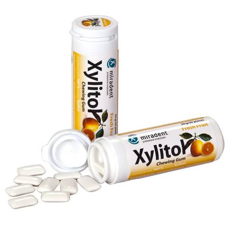 miradent Xylitol Gum "Frucht"