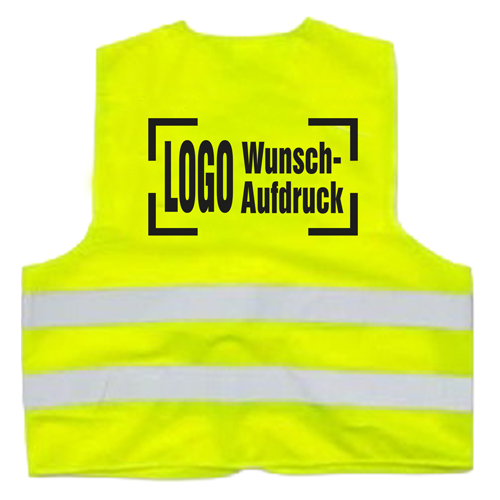 Warnweste - mit Wunschaufdruck (EN471)