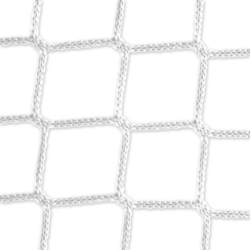 Goal net (white) - 5 x 2 m, 4 mm PP, 80/150 cm