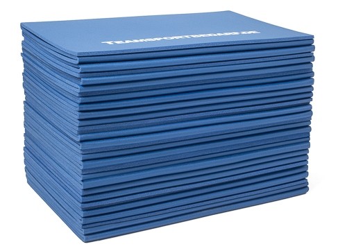 Set di 10 tappetino per ginnastica (190 x 60 x 0,8 cm.) impiego all'aperto  - pieghevole