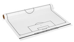 Taktifol für Fussball 'Set-Plays' Rolle mit 25 Blatt Alternative für Taktiktafel
