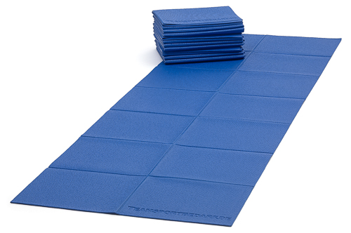 10x Gymnastics mat foldable (173x61x0,3 cm) - for outdoor