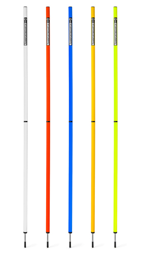 Single slalom pole 160 cm (Ø 25 mm) - 2-parts