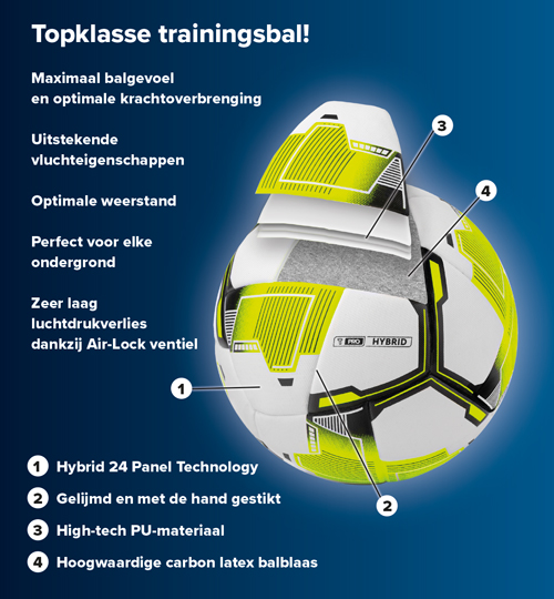 Voetbal - T-PRO Hybrid training wedstrijdbal (maat 5)