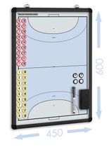 Basketball Referee Coach Magnetic Tactical Display Board With Triangle - View #11
