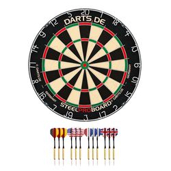 Steeldart Profi Set Cible Blade 6+2 jeux de fléchettes