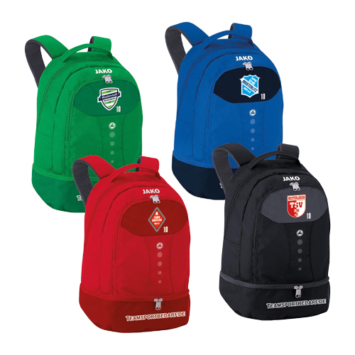 Erima Six Wings Sporttasche mit Bodenfach - Farbe: Grau-Schwarz