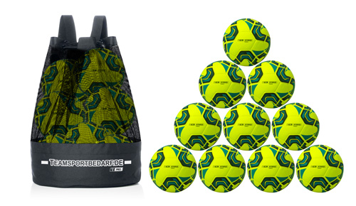 Erima Hybrid Trainingsball 10x T-PRO Hybrid Indoor Training Ball (Size 5) - incl. ball bag