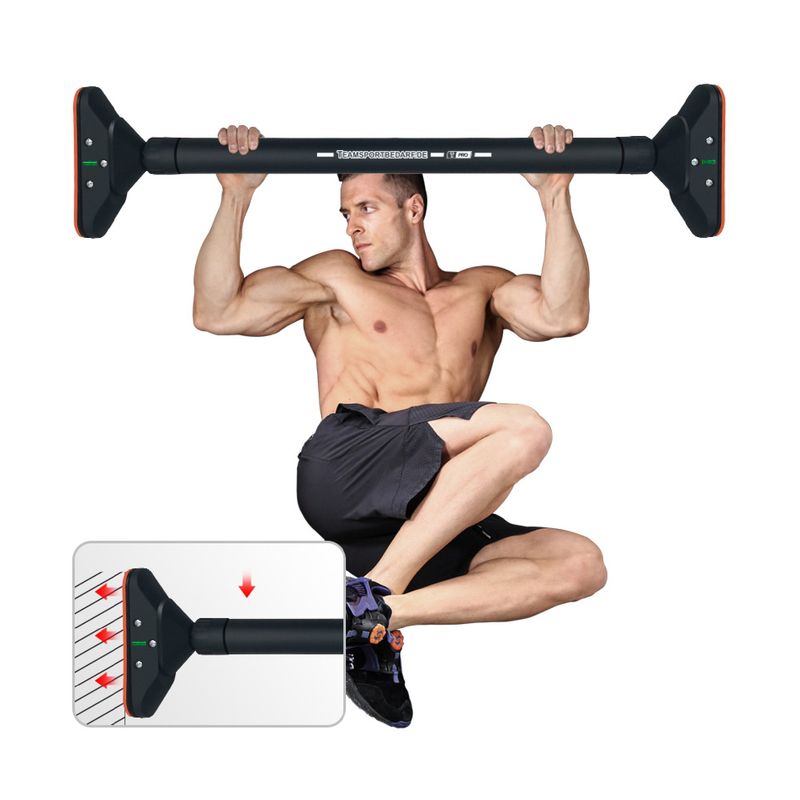 Professional telescopic pull-up bar – holds up to 200 kg