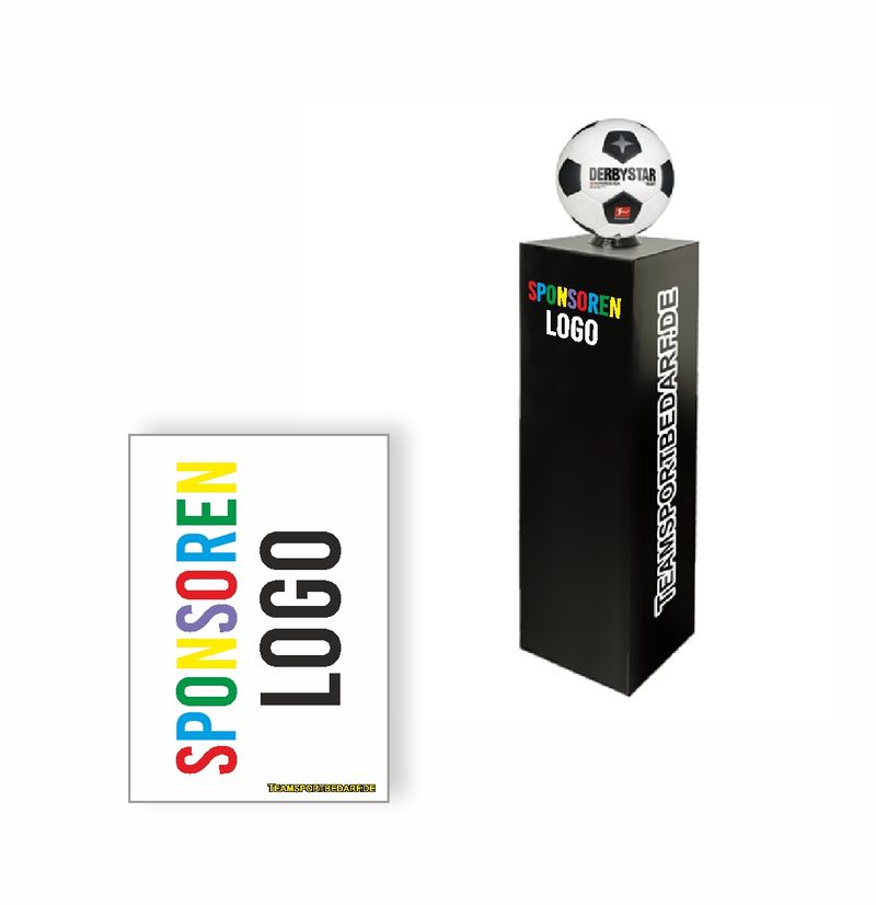 Stickerbogen (Outdoor-Qualität) mit Vereinslogo - 3 Größen