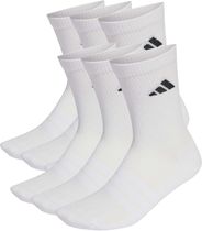 adidas CUSHIONED CREW Socken (6er Pack) - Farbe: Weiß