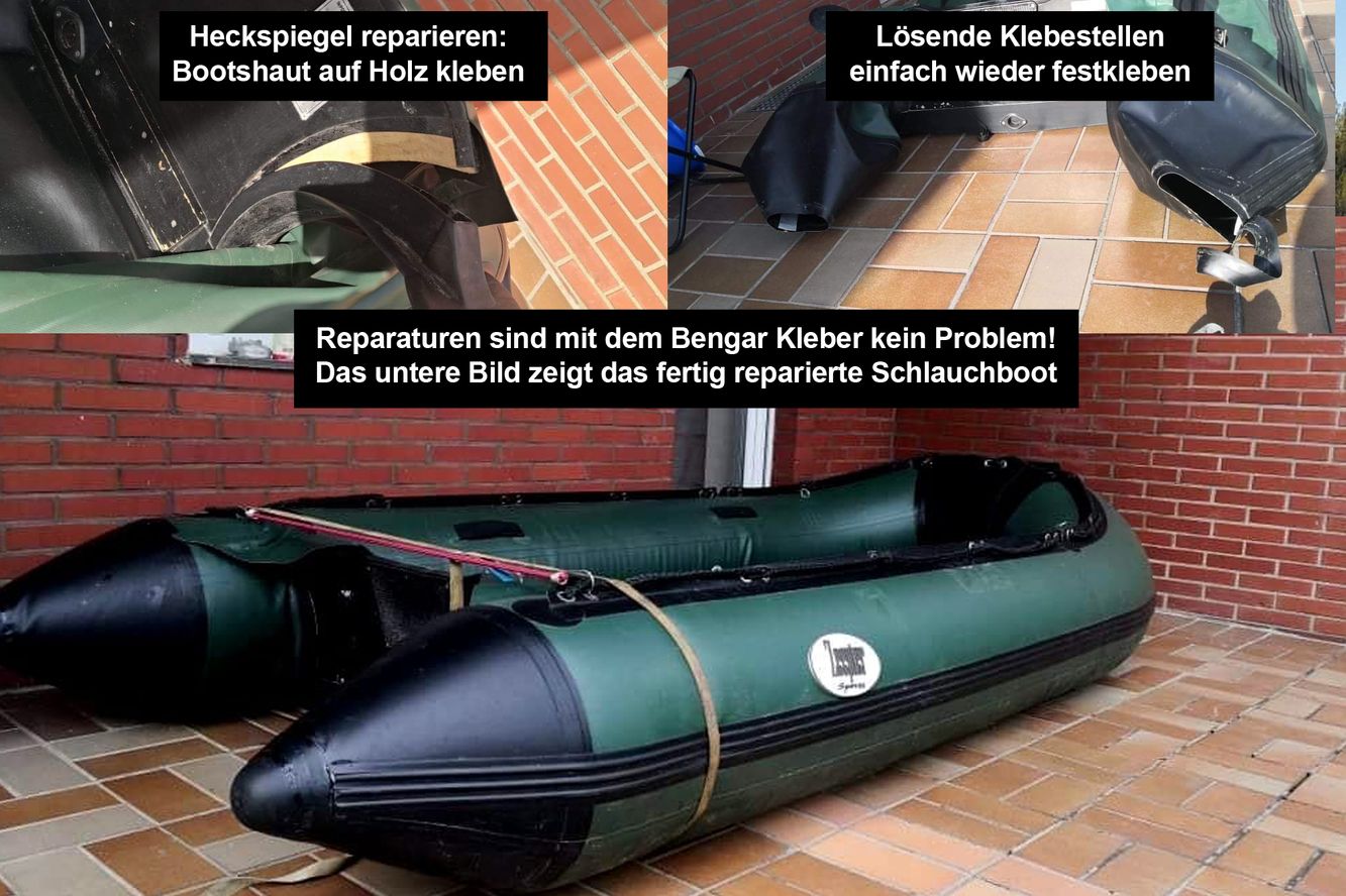 Kleber für PVC Boote zum Reparieren und verkleben von Zubehör. Nur Kleberdose Kleber für PVC Boote zum Reparieren und verkleben von Zubehör. Nur Kleberdose