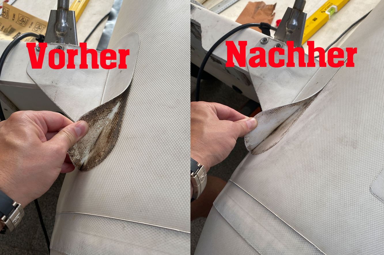 Kleber für PVC Boote zum Reparieren und verkleben von Zubehör. Nur Kleberdose Kleber für PVC Boote zum Reparieren und verkleben von Zubehör. Nur Kleberdose
