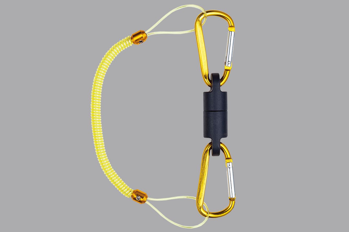 Daiichiseiko Sicherheitsschnur M/L 2 Carabiner & Magnethalter MG 3500/5000 Daiichiseiko Sicherheitsschnur M/L 2 Carabiner & Magnethalter MG 3500/5000