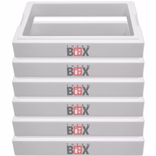 THERM BOX Modular Zusatzring 6x 11M | Wand: 4,0 cm | Volumen: 11,9L | Erweiterung für Isolierbox Thermobox Kühlbox Wiederverwendbar