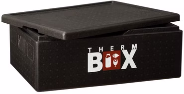 THERM BOX Profibox B53 - für E2 Kiste - Wand: 3cm - Volumen: 53L - Innenmaß: 62,5x42,5x22cm - Wiederverwendbar Isolierbox Thermobox Kühlbox Warmhaltebox