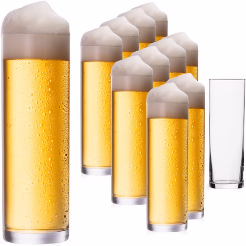 IMPERIAL glass Kölschgläser aus Glas Set 12-Teilig 200ml (max. 250ml) Kölschstangen 0,2L 