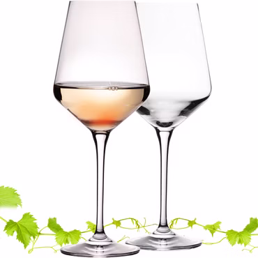 IMPERIAL glass Weißweingläser 450ml "Athen" Set 2-Teilig Riesling Glas aus Crystalline Glas Weingläser Spülmaschinenfest