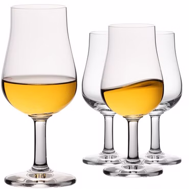 IMPERIAL Nosing Glas 4er Set – Tasting Glas für Whisky & Brandy – 120ml Crystalline Glas Spülmaschinenfest