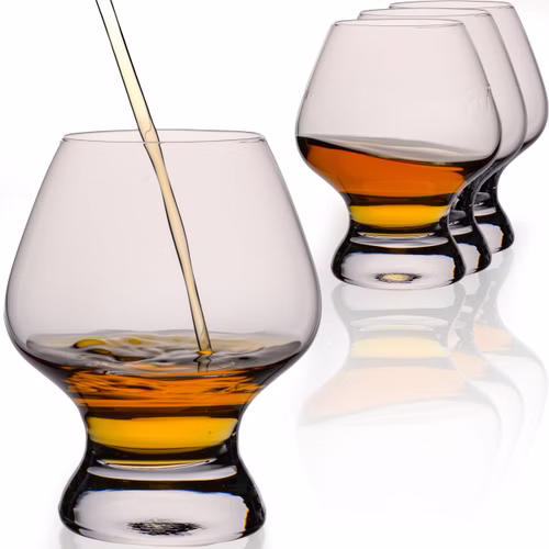 IMPERIAL glass 4er Set Tasting Glas 220ml aus Glas - Cognacglas spülmaschinenfest