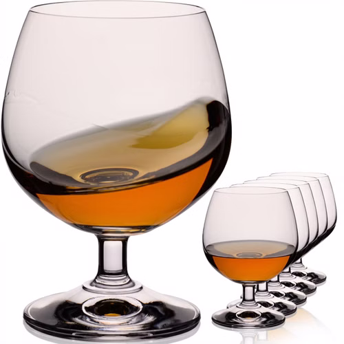 IMPERIAL glass Cognacgläser 6er Set - Schwenkerglas 250ml aus Crystalline Glas spülmaschinengeeignet