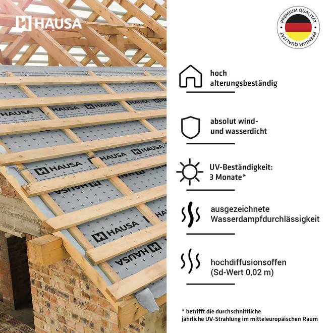 Unterspannbahn Classic HU100 Hausa Webshop - Main Image